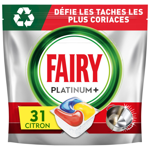 TABLETTES LAVE-VAISSELLE PLATINIUM+ CITRON X31
