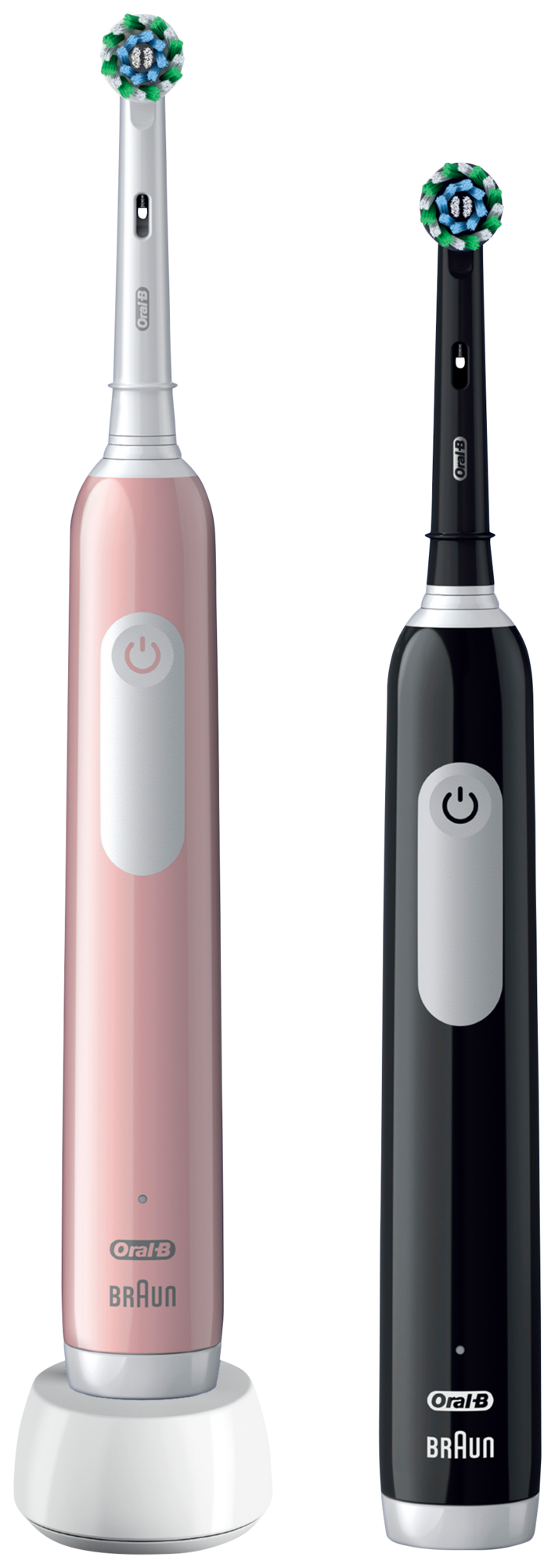 PACK 2 BROSSES à DENTS ROSE ET NOIR