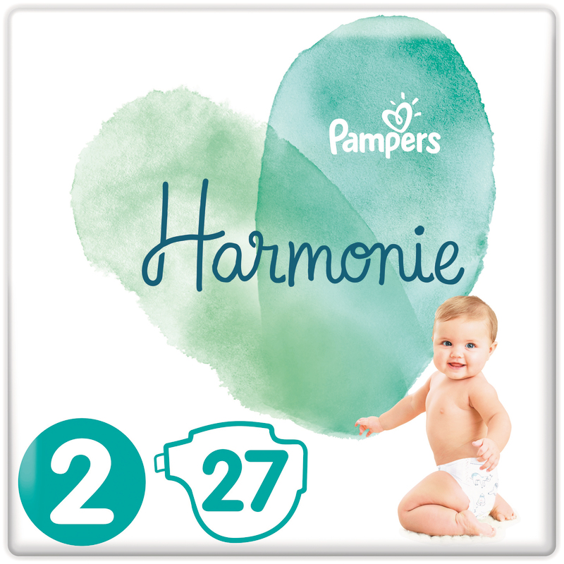 COUCHES BÉBÉ HARMONIE TAILLE 2 X 27 PAMPERS