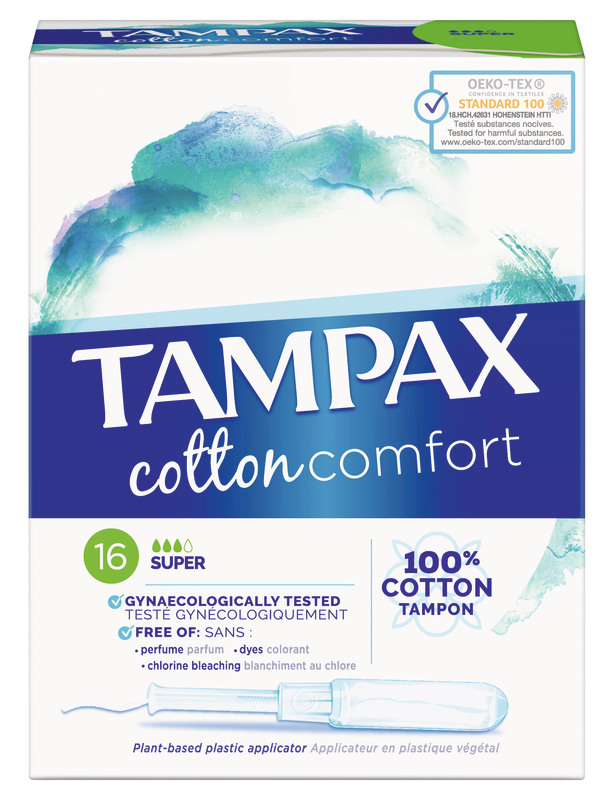 TAMPON COTTON COMFORT SUPER TAMPAX