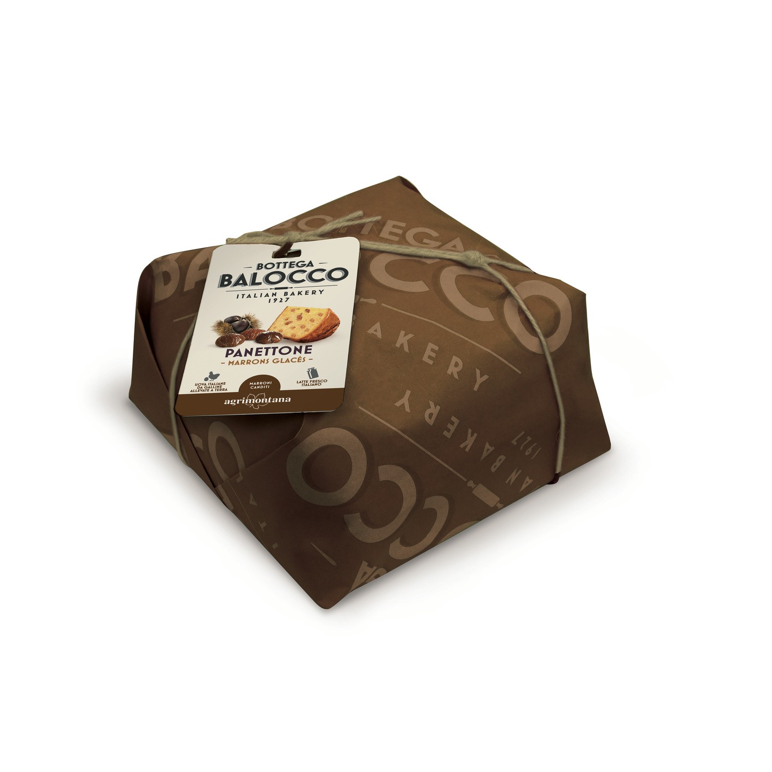 Panettone marrons glacés BOTTEGA