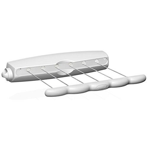 Rotor 6 étendoir mural en résine, 21 m d'étendage