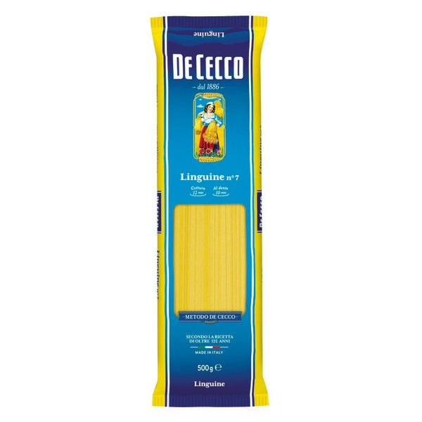 DE CECCO Pâtes Linguine n°7 code EAN 8001250120076 