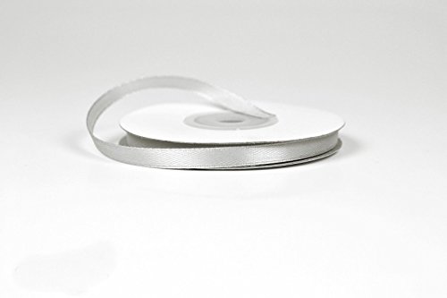 6 mm-Bobine de 25 metres de ruban satin GRIS CL...