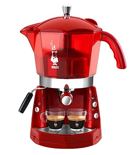 Mokona machine du caffe, rouge transparent