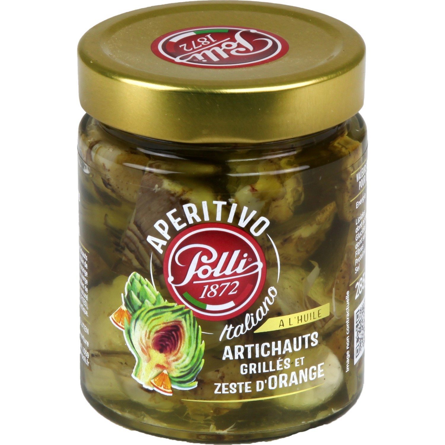 Artichauts grillés zeste d'orange à l'huile POLLI