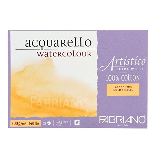Aew bl 4co 25f gf papier aquarelle 12,5 x 18 cm...