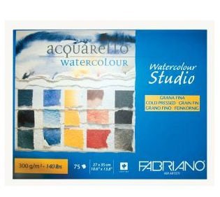 Bloc de 75 feuilles de papier pour peinture aqu...