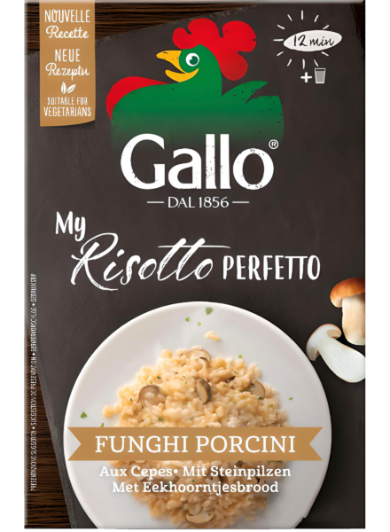 RISO GALLO MY RISOTTO PERFETTO CÈPES 
 code EAN 8001420012224 