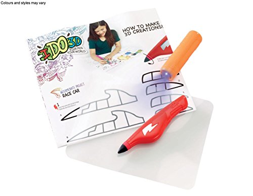 cool create Cool Create - IDO3D - Kit Créatif 3D de Véhicules - Modèles + 1 Stylo + Mini Torche UV code EAN 8001444162950 