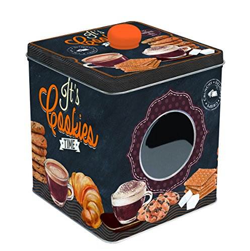092icot cookies time boîte métal multicolore 13...