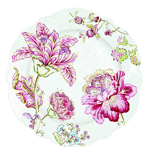 1052pais assiette à dessert motif paisley céram...