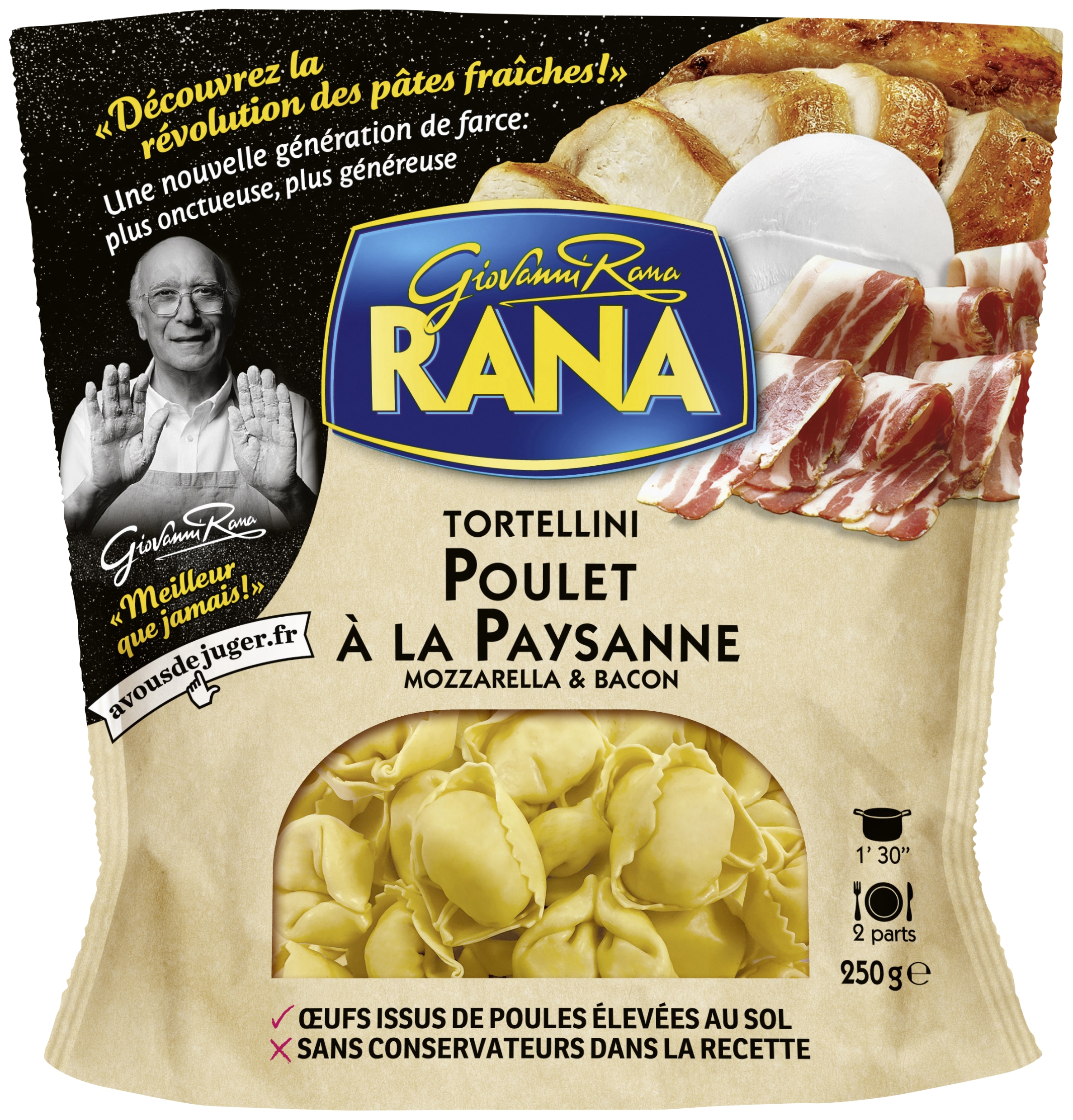 Tortellini poulet à la Paysanne Rana