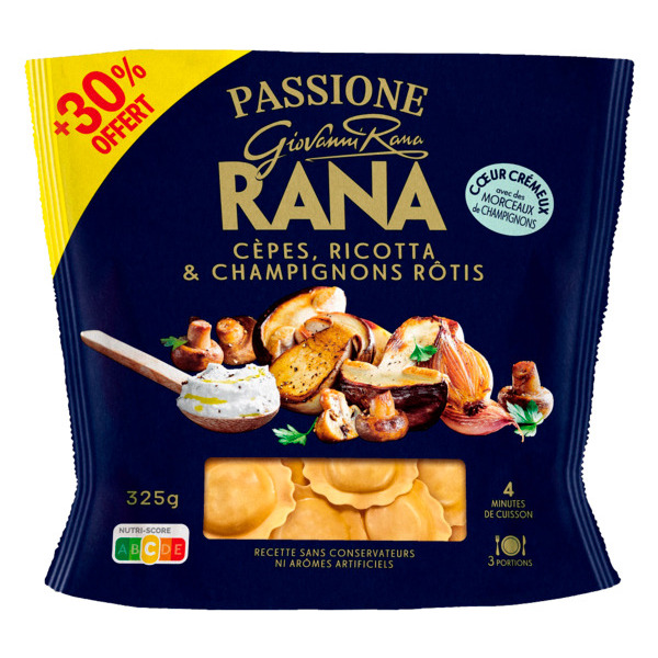  Girasoli Cèpes Champignons Rôtis Ricotta Rana code EAN 8001665725910 