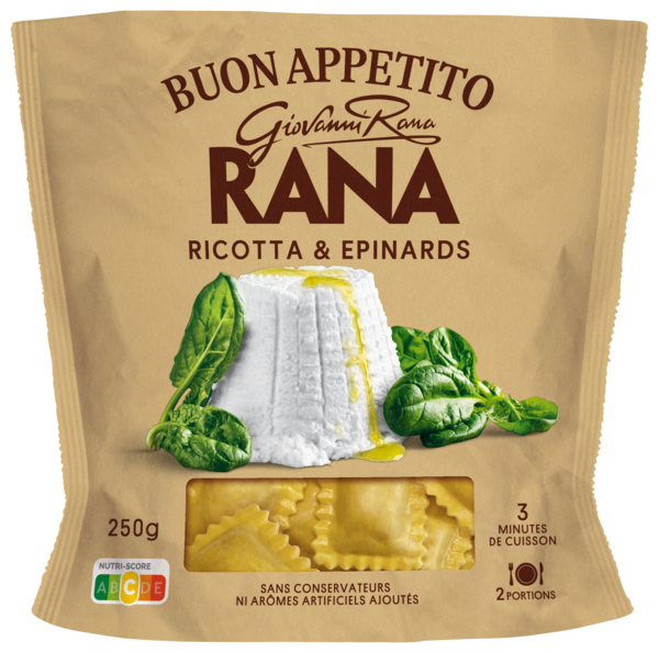  Ravioli Ricotta & Épinards Rana code EAN 8001665726580 