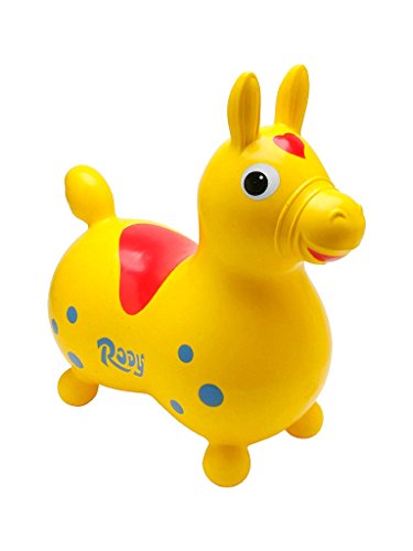 - 70.12 - cheval gonflable - rody en jaune