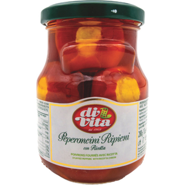 PEPERONCINI FOURRÉS À LA RICOTTA
