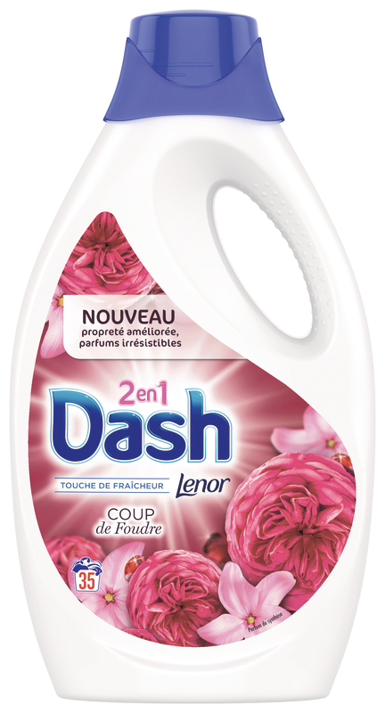 LESSIVE LIQUIDE 2EN1 COUP DE FOUDRE (b) DASH 8001841132617 DASH LESSIVE LIQUIDE 2EN1 COUP DE FOUDRE (b) DASH 8001841132617 DASH