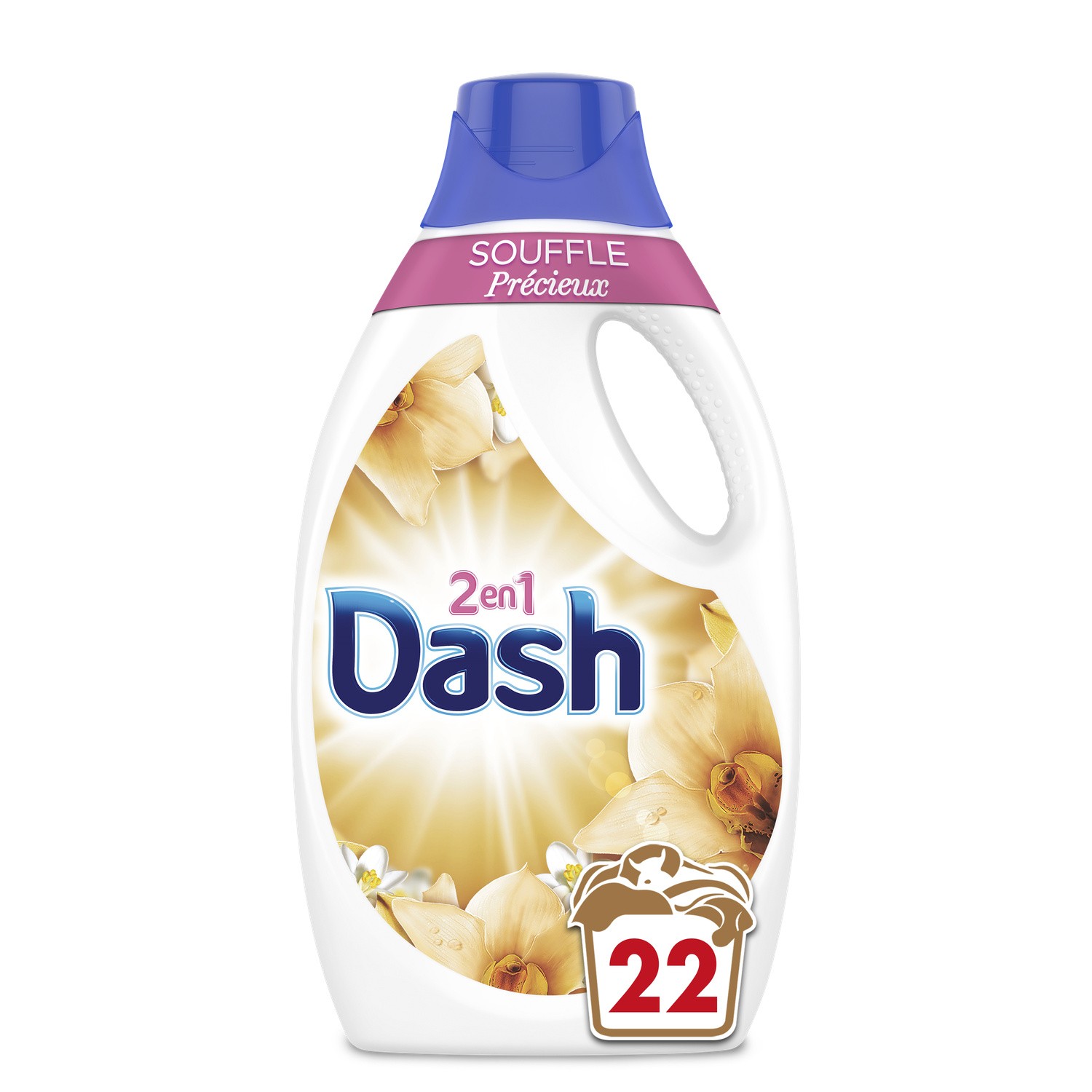 Lessive liquide au souffle précieux 2en1 DASH 8001841132648 DASH Lessive liquide au souffle précieux 2en1 DASH 8001841132648 DASH