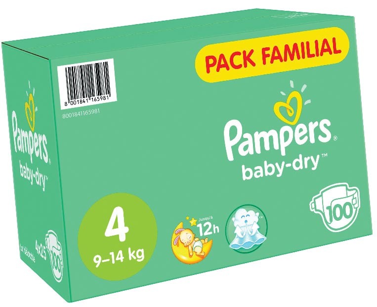 CHANGES BÉBÉ “PAMPERS BABY-DRY”