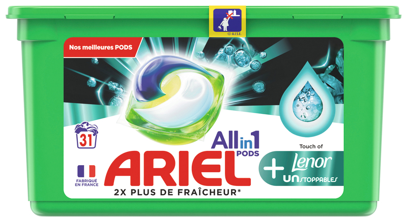 LESSIVE PODS+ 31 DOSES UNSTOPPABLE AÉRIEN (1)(b...