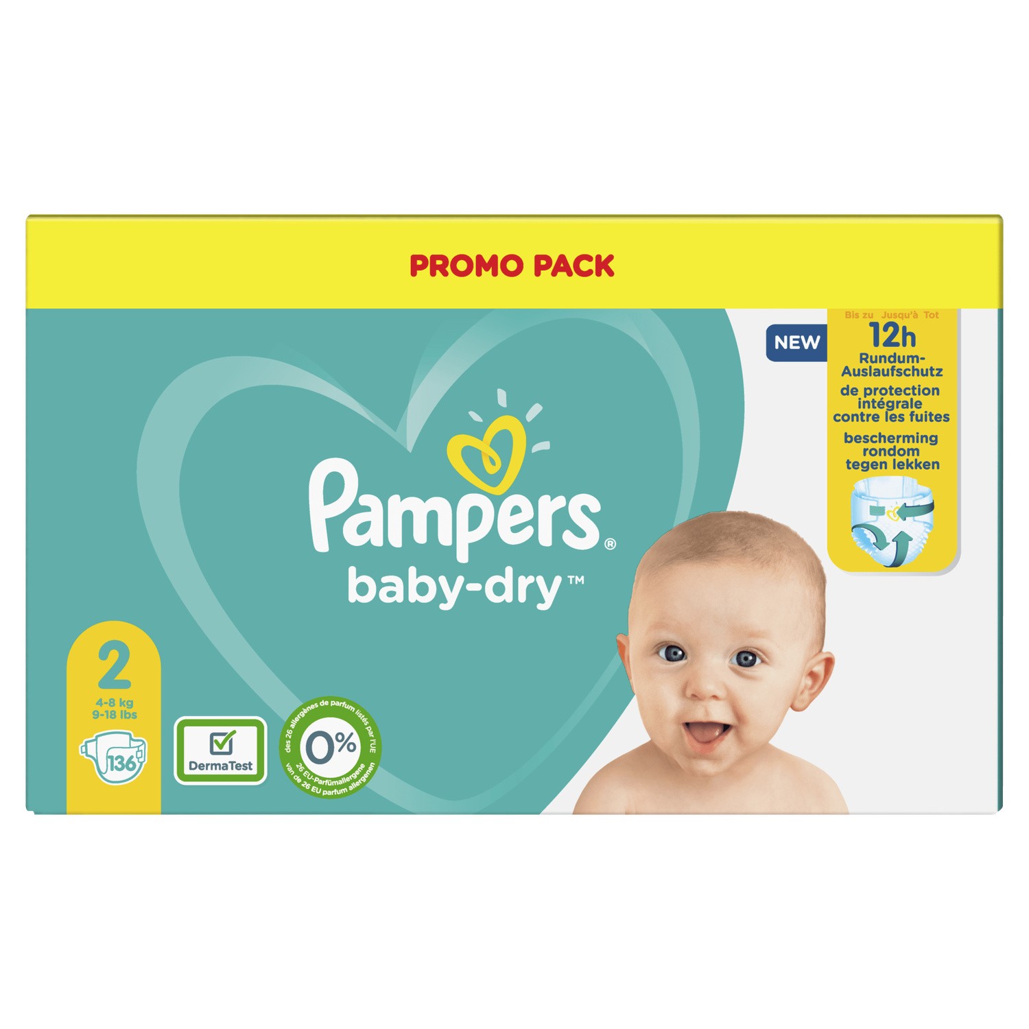 Couches taille 2 : 4 - 8kg PAMPERS