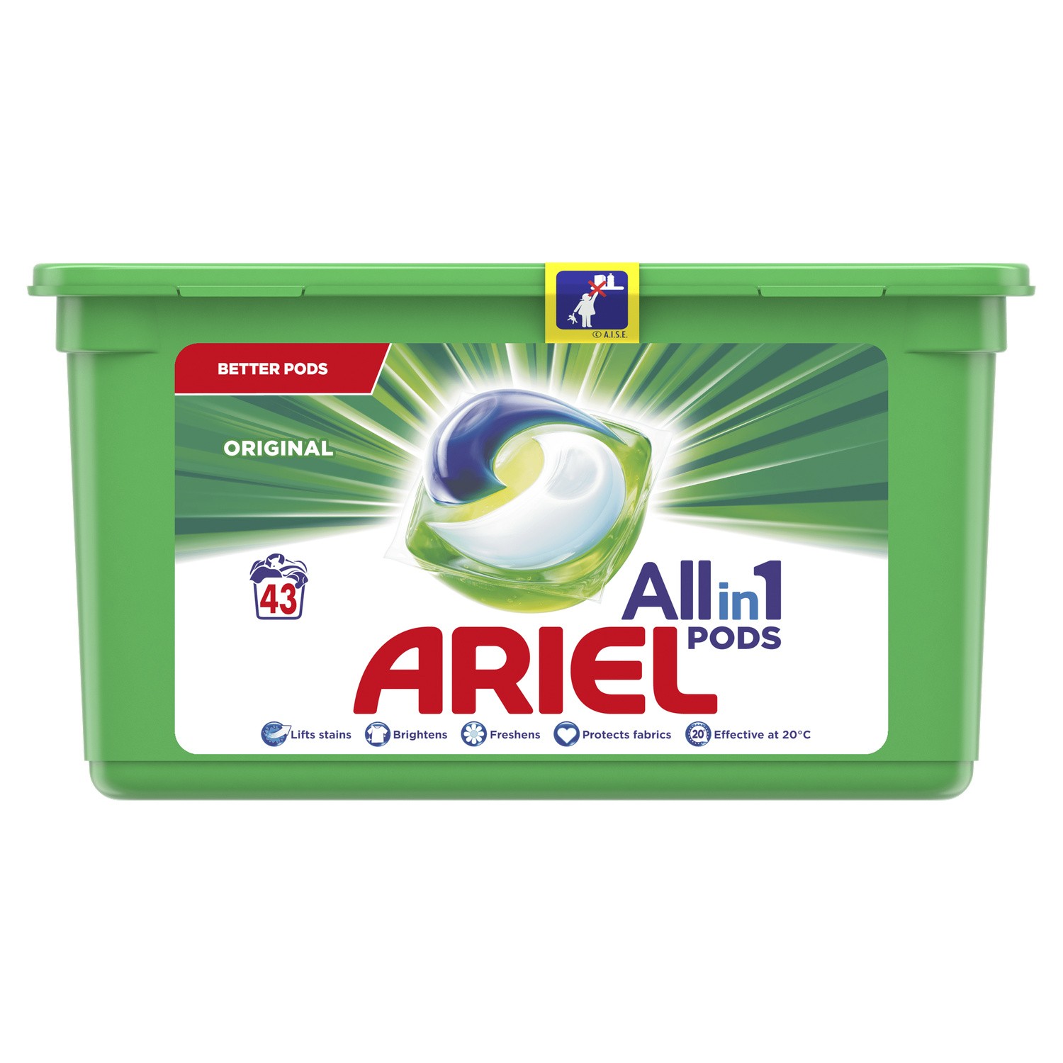 Lessive capsule all in 1 ARIEL 8001841775234 ARIEL Lessive capsule all in 1 ARIEL 8001841775234 ARIEL