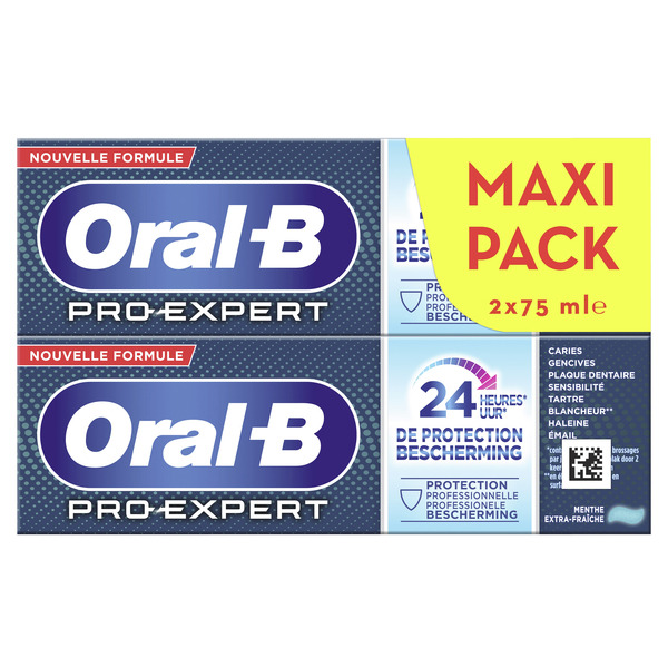 ORAL-B Dentifrice Pro-Expert
"Maxi pack" code EAN 8001841812953 