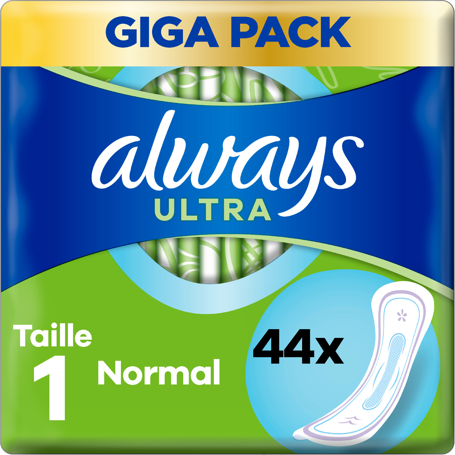 Serviette hygiénique avec ailette taille 1 ALWAYS