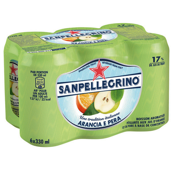 Eau gazeuse aromatisée 