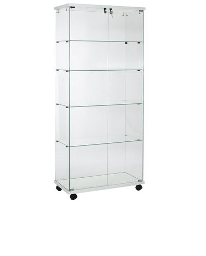 Vitrine AB 4 étagères réglables Vitrines 4 étagères réglables,vitrines,armoir de verre,armoires,vitrines pour collectionneurs,vitrine en verre code EAN 8002330005030 