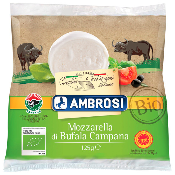  Mozzarella Di Bufala Campana Aop Bio code EAN 8002503404714 