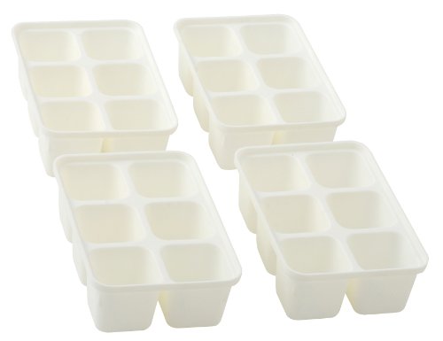 253516 bacs à glaçons plastique multicolore 4 p...