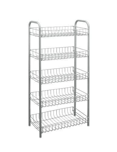 343015 etagère multifonctions avec 5 étages arg...