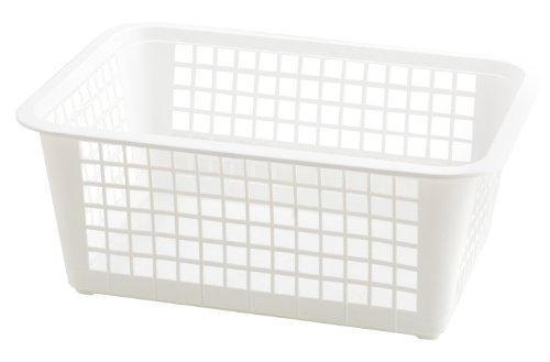 349804 panier en plastique blanc 26,6 x 36 x 14...