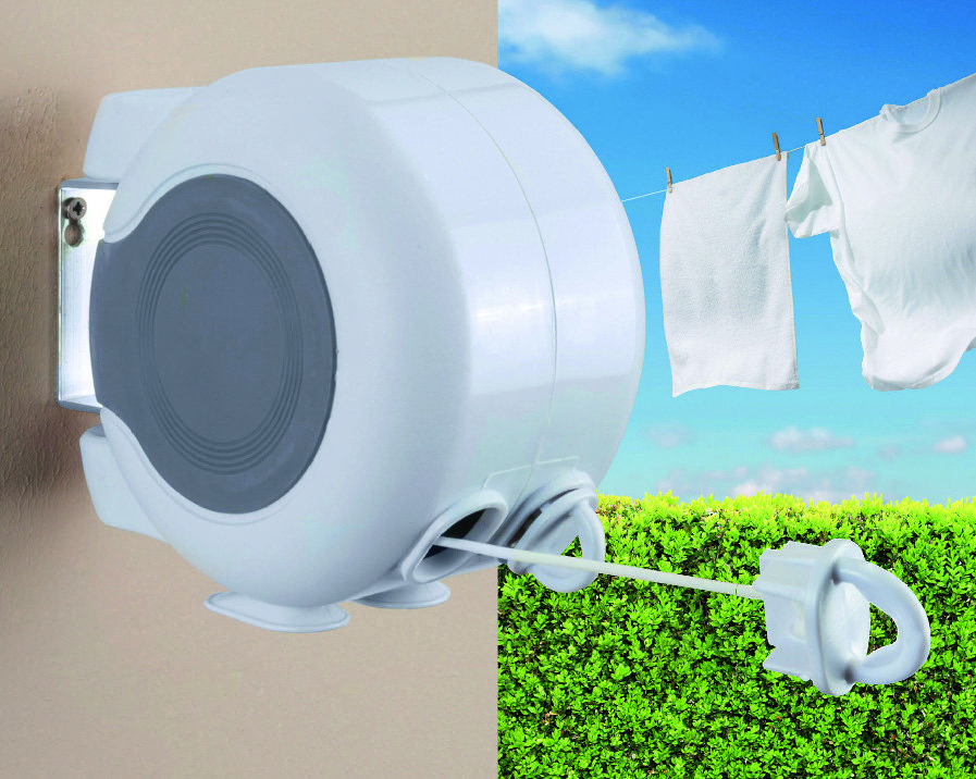 Séchoir mural rétractable