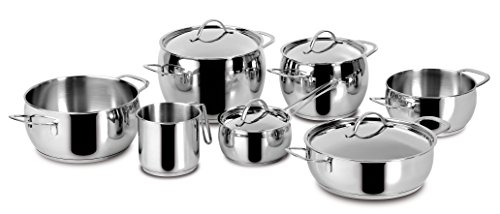 - batterie de cuisine 11 pièces en inox 18/10, ...