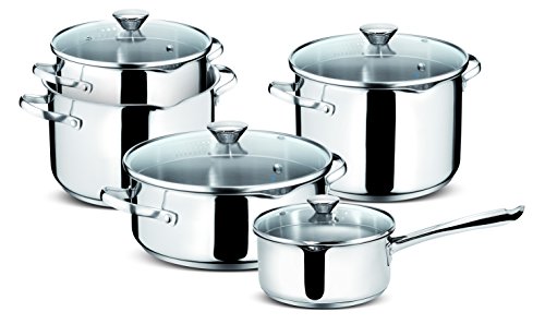 Smart lot de casseroles en acier inoxydable, 9 ...