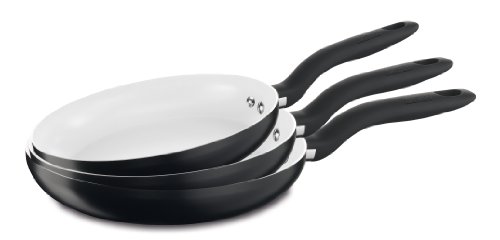 Atena lot de 3 poêles revêtement céramique 20/2...