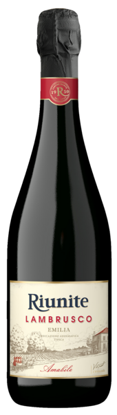 RIUNITE IGP LAMBRUSCO EMILIA ROUGE
 code EAN 8002550500254 