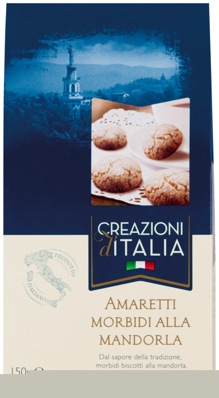 BISCUITS MOELLEUX  AUX AMANDES CREAZIONI D'ITALIA