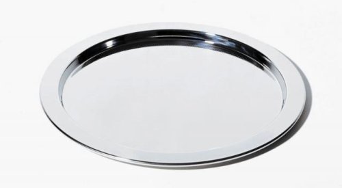 A di Alessi 5001/32 Plateau Rond en Acier Inoxy...