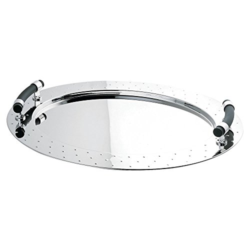 A di Alessi MG09 Plateau ovale à poignées en ac...