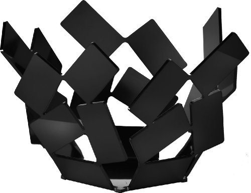 A di Alessi MT05 B Porte-bougies - Noir Laqué