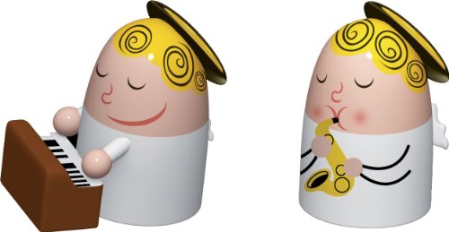 A di Alessi AMGI26SET2 Angles Band Statue en po...