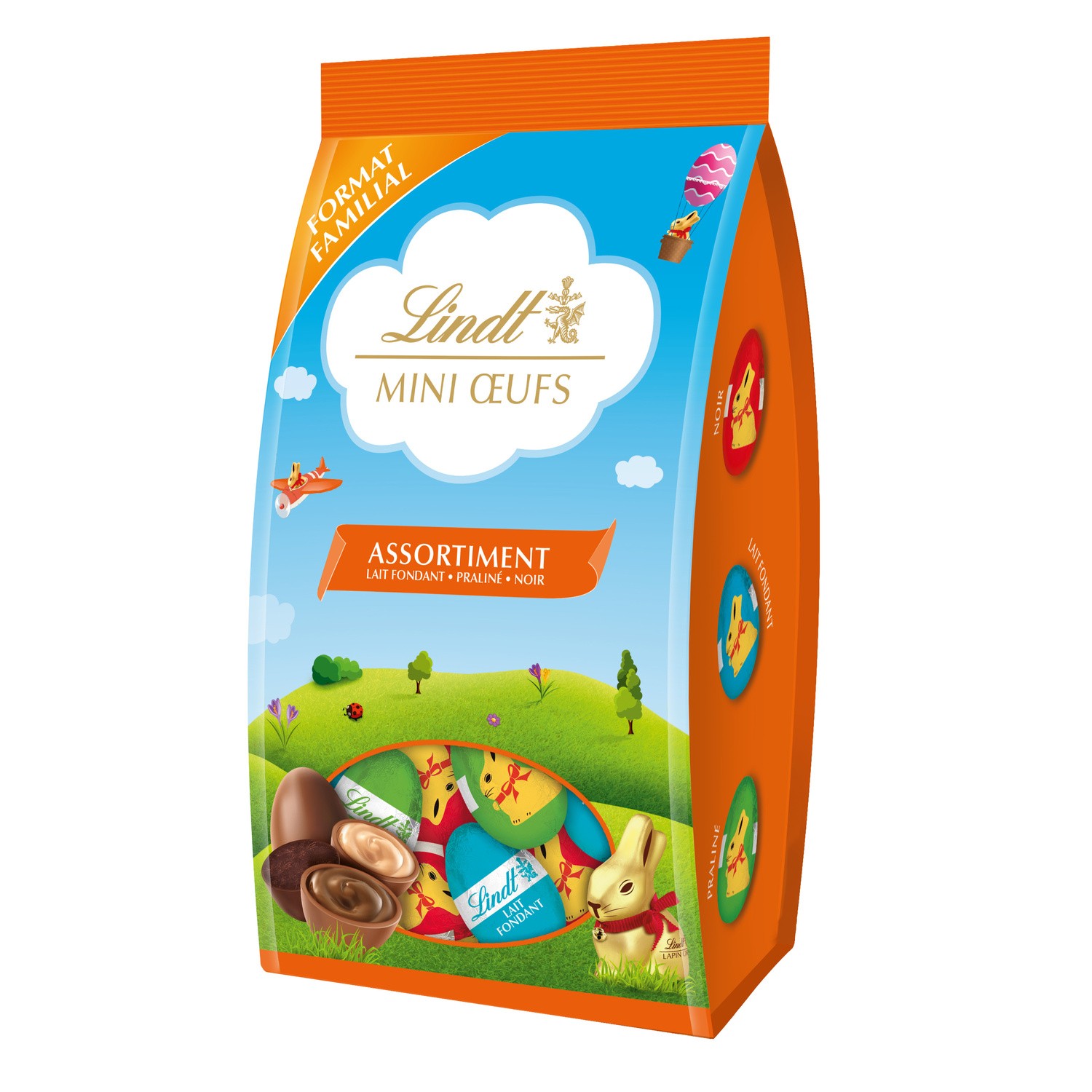 Chocolat Paque Mini Œufs au Lait, Noir, Praliné...