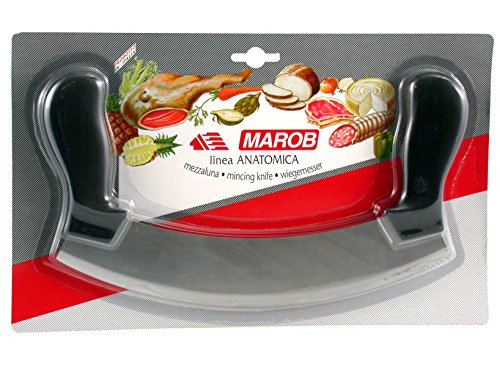 Demi-lune, acier inoxydable, noir, 31 x 2 x 19 cm