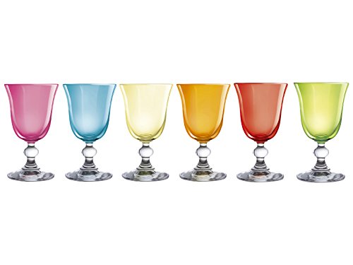 Mediterraneo set vap à vin, verre, couleurs ass...