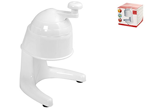 Broyeur à glace, plastique, blanc, 20 x 20 x 18 cm