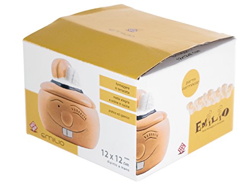 Fromage plat en terre cuite emilio